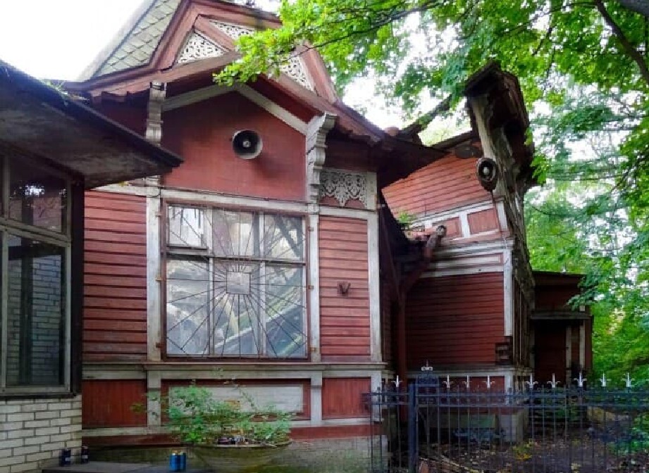 фасад дома, здание по адресу г Санкт-Петербург, Красногвардейский пер, д 23 литера Д